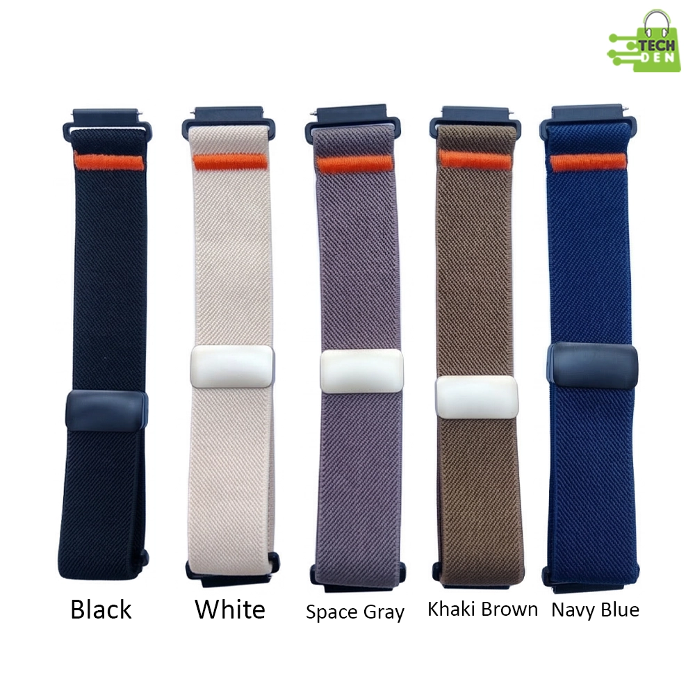 22mm Premium Magnetic Breathable Fabric Strap for Smart Watch