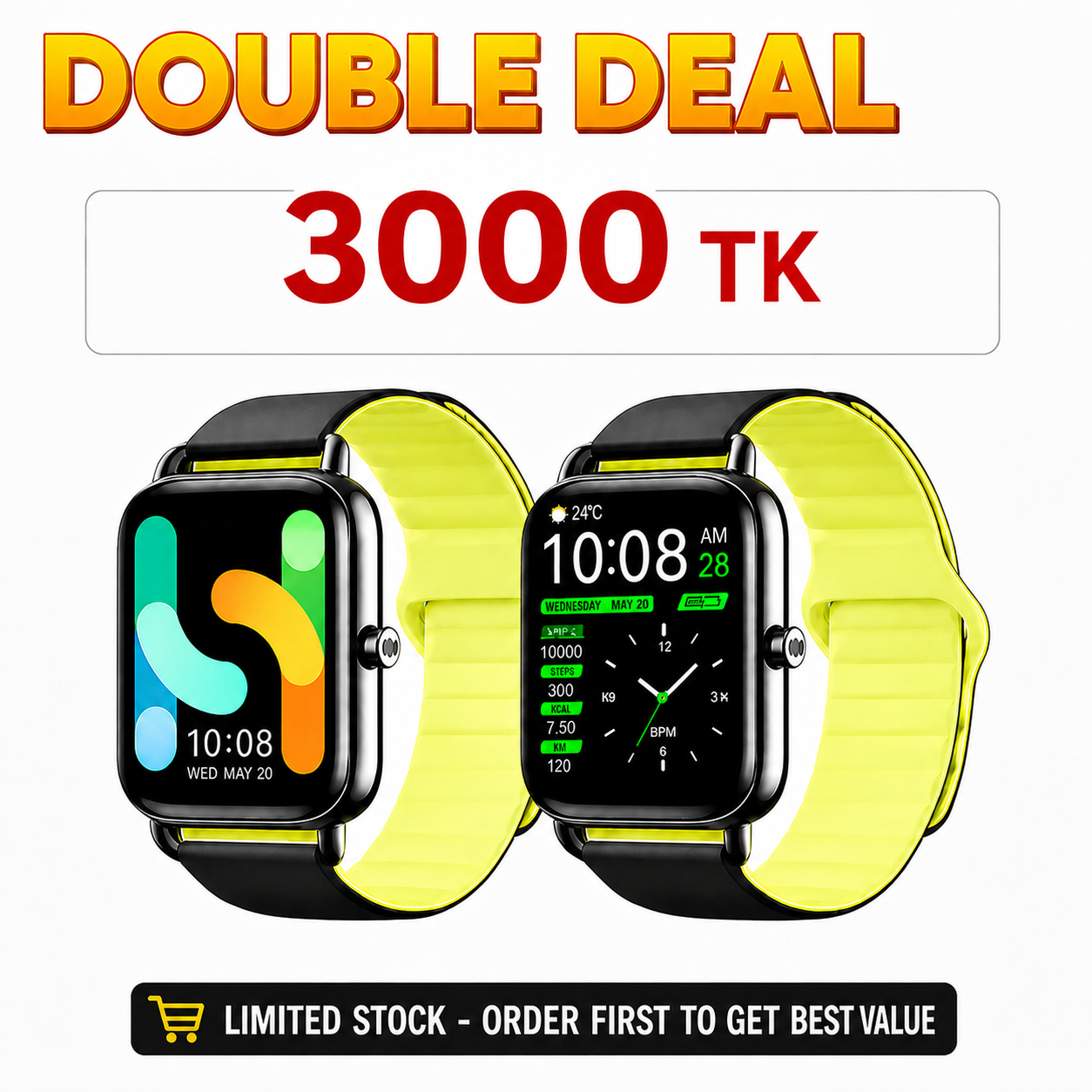 Haylou RS4 Plus Smartwatch (Double Deal Offer!)