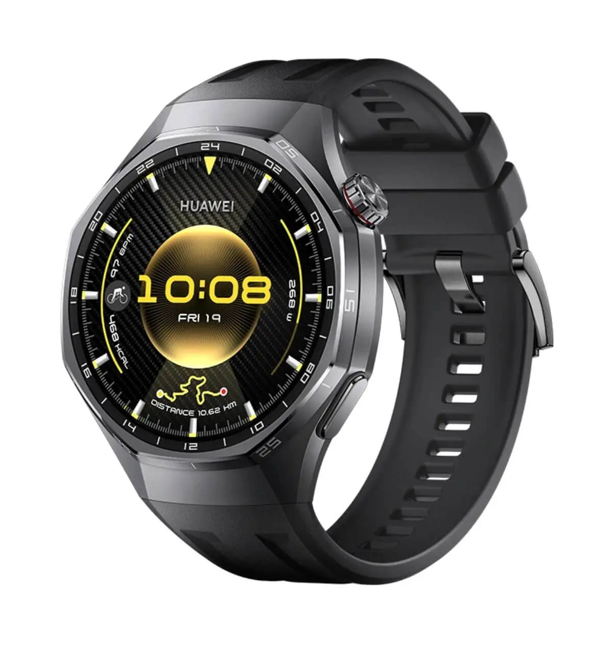 Huawei Watch GT 6 Pro 46mm Black Fluoroelastomer Strap