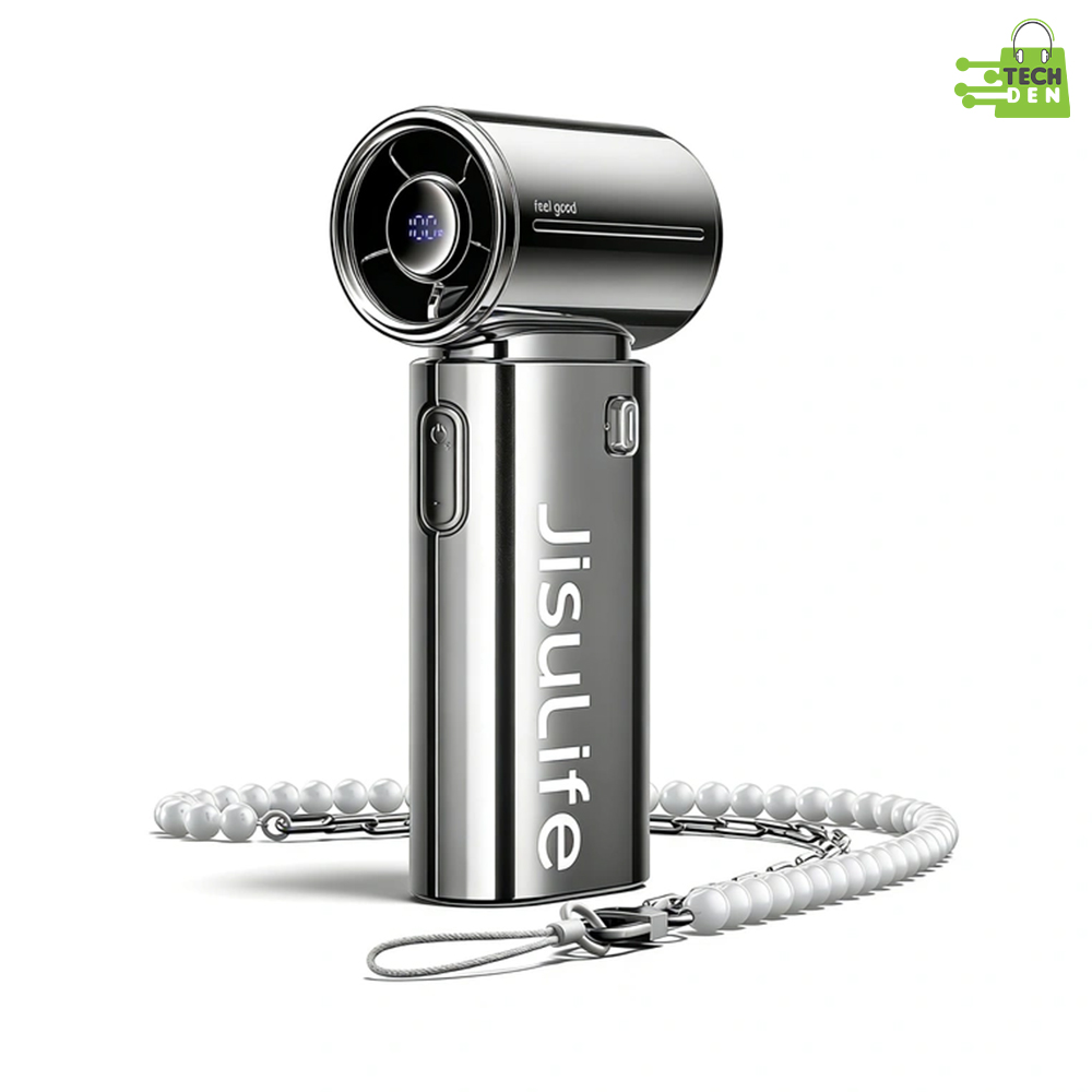 JISULIFE Handheld Fan Life9S Chrome