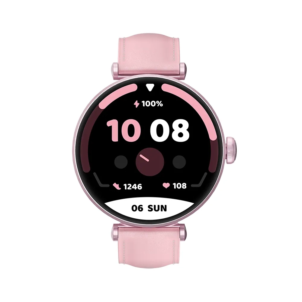 Kieslect Pura ELE Smart Watch for Women – 1.19″ AMOLED, Bluetooth Calling, IP68