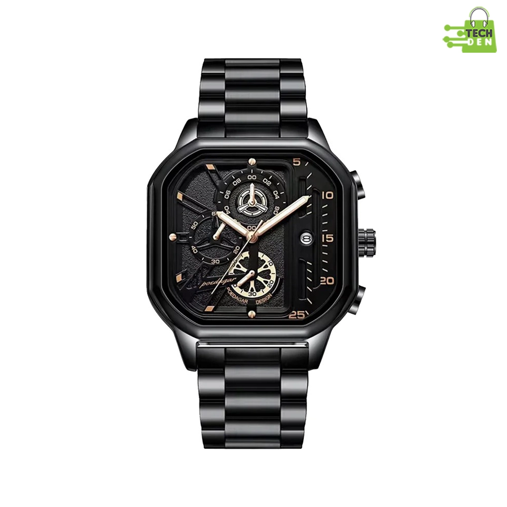 Poedagar 628-Men’s Waterproof Luminous Chronograph Watch