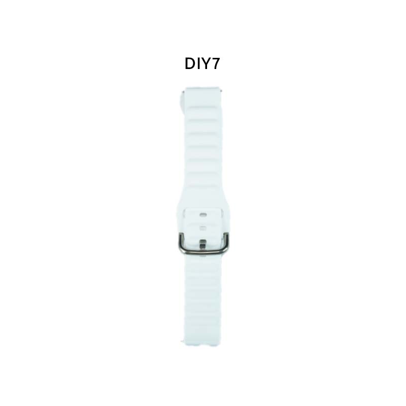 18mm DIY Silicone Strap for Smart Watch