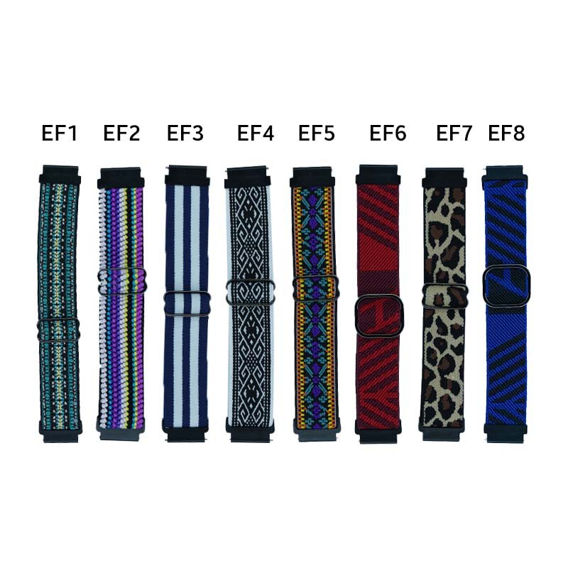 20mm Elastic Fabric Strap for Smart Watch