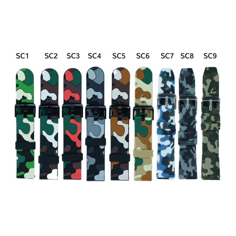 20mm Silicone Combat Strap for Smart Watch