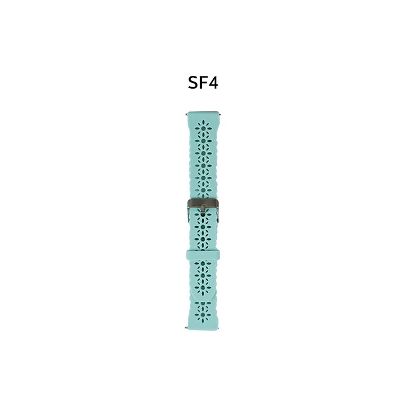 20mm Silicone Flower Strap For Smart Watch
