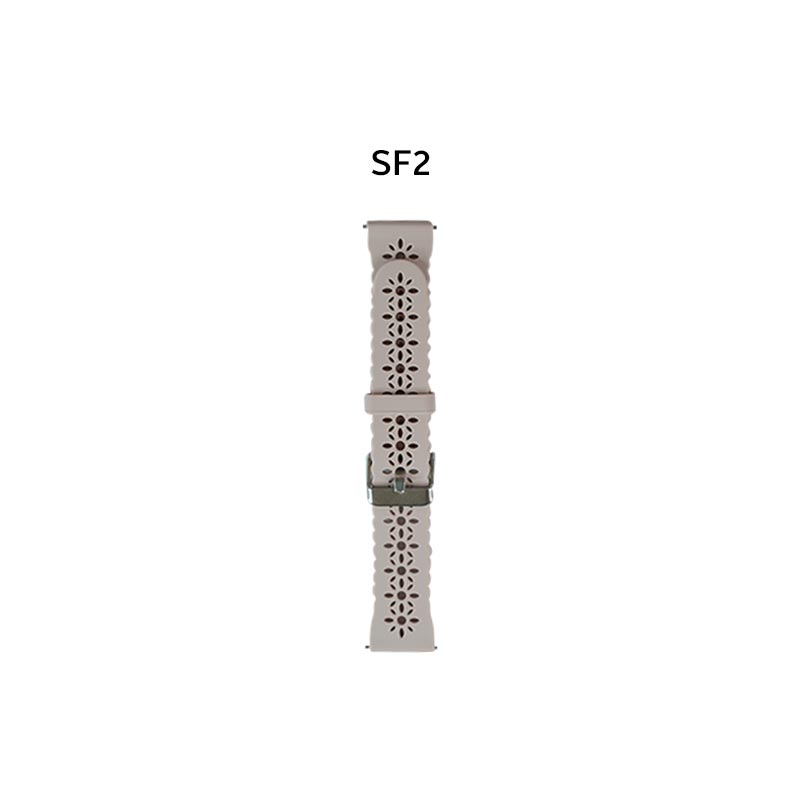 20mm Silicone Flower Strap For Smart Watch