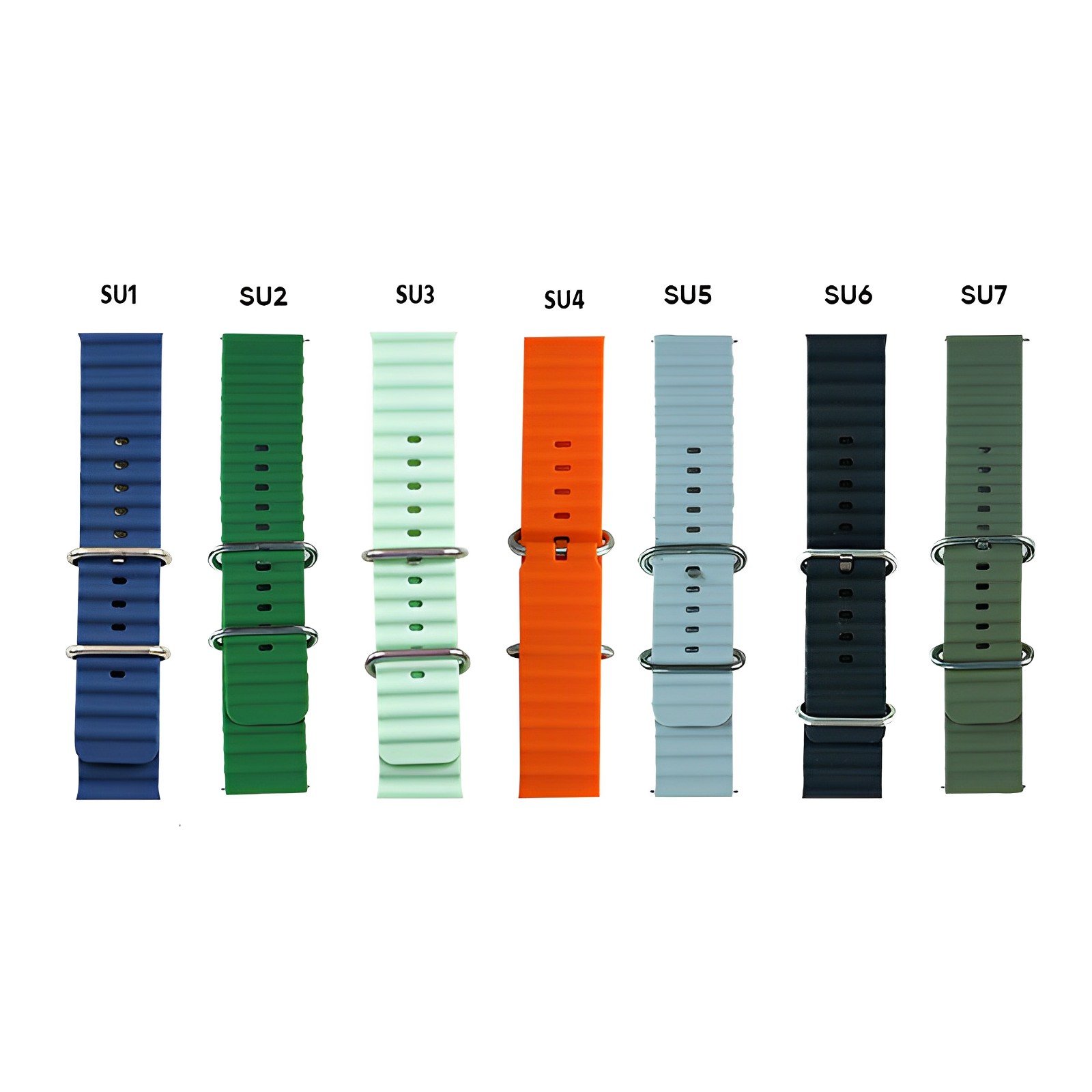 20mm SU Silicone Strap For Smart Watch