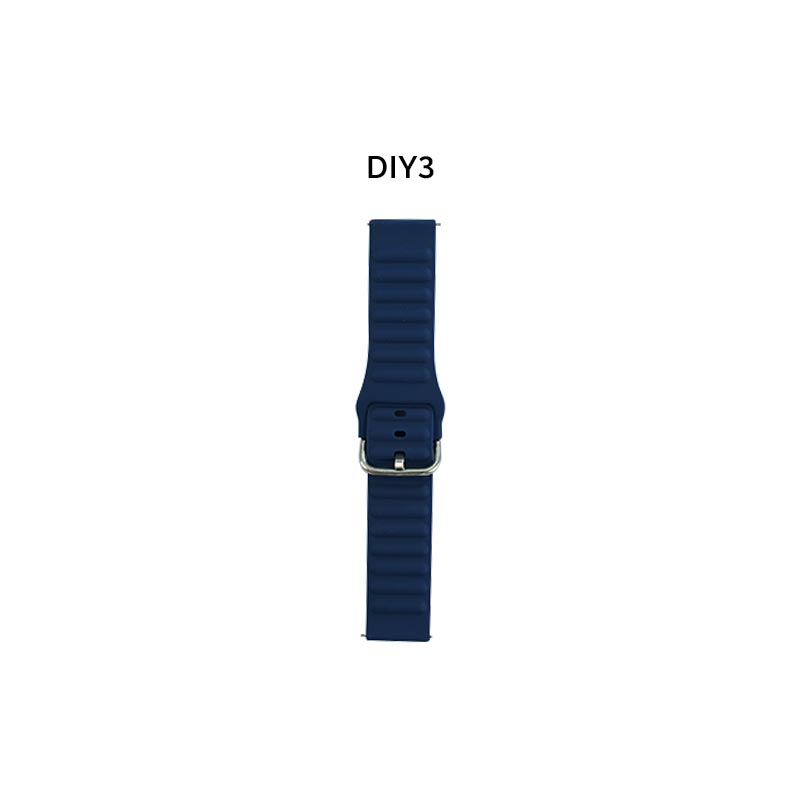 22mm DIY Silicone Strap for Smart Watch