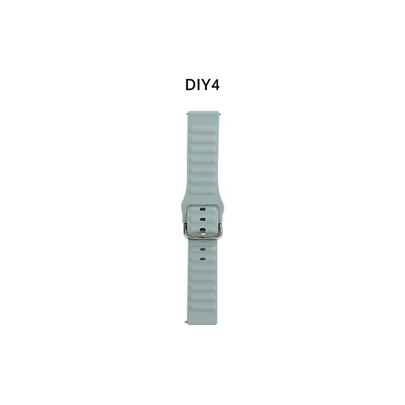 22mm DIY Silicone Strap for Smart Watch