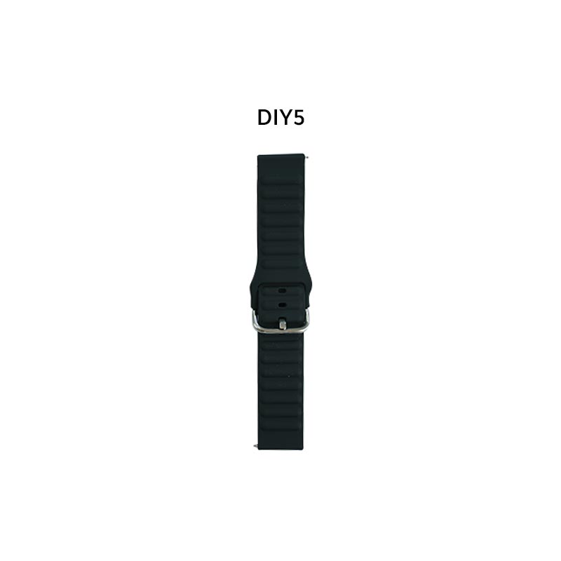 22mm DIY Silicone Strap for Smart Watch