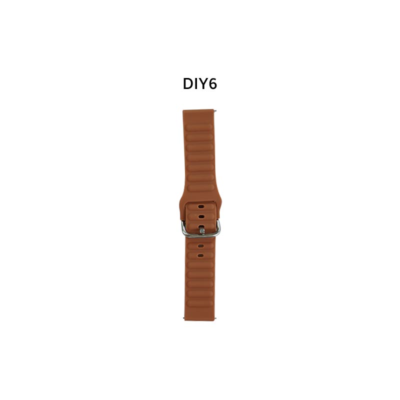 22mm DIY Silicone Strap for Smart Watch