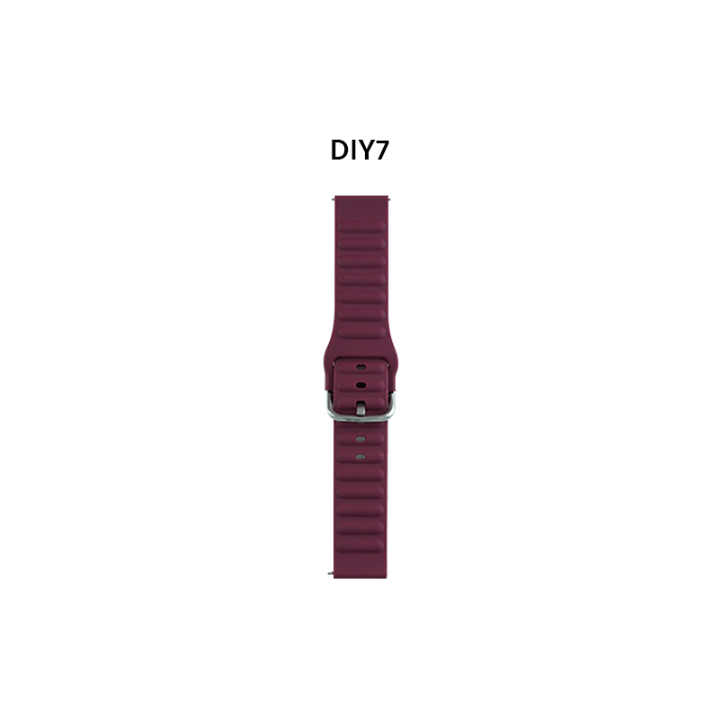 22mm DIY Silicone Strap for Smart Watch