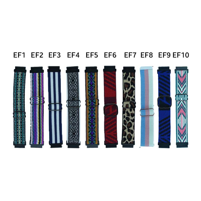 22mm Elastic Fabric Strap for Smart Watch