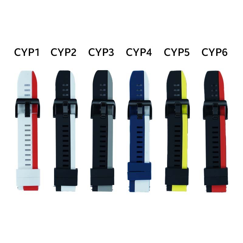 22mm Silicone CYP Strap for Smart Watch