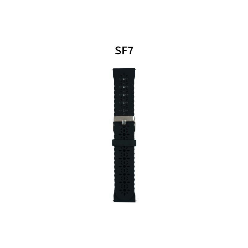 22mm Silicone Flower Strap For Smart Watch