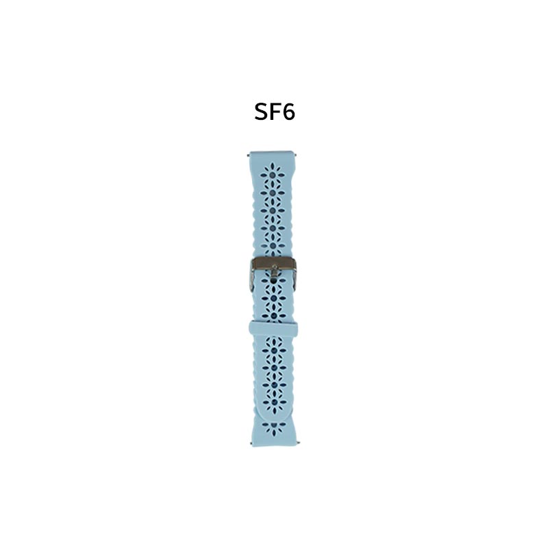 22mm Silicone Flower Strap For Smart Watch