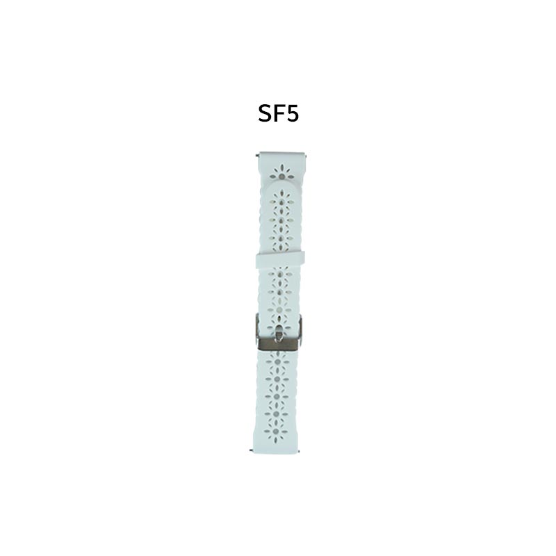 22mm Silicone Flower Strap For Smart Watch