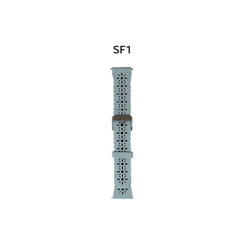22mm Silicone Flower Strap For Smart Watch