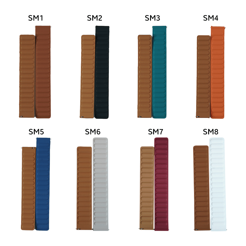 22mm Silicone Magnetic Strap For Smartwatch