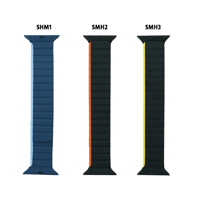 38mm-40-41mm Silicone Magnetic High Strap For Smartwatch