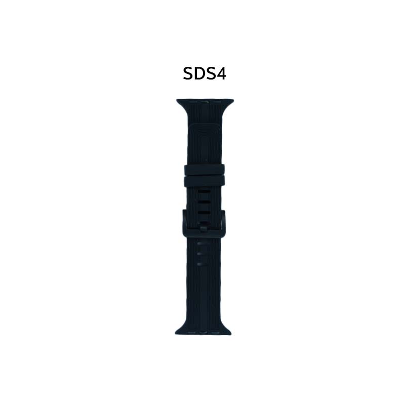 42-44mm Stripe Designed Silicone Strap for Smart Watch