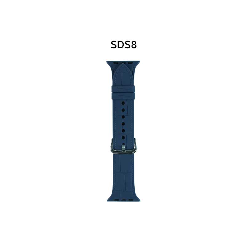 42-44mm Stripe Designed Silicone Strap for Smart Watch