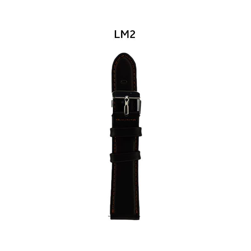 22mm Leather Strap for Smartwatch