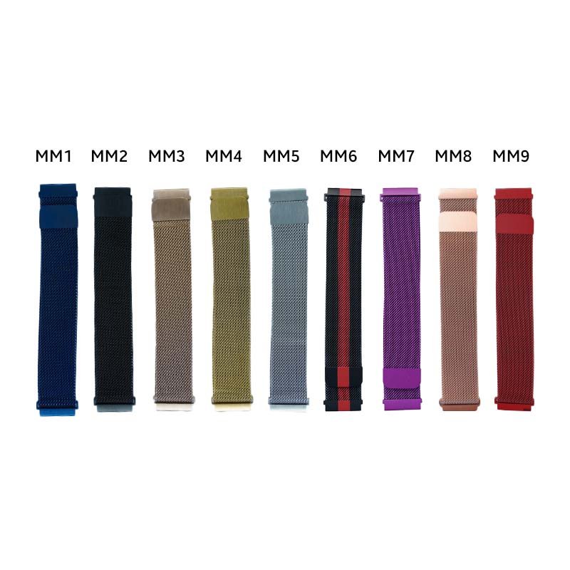 22mm Magnetic Metal Strap for Smart Watch