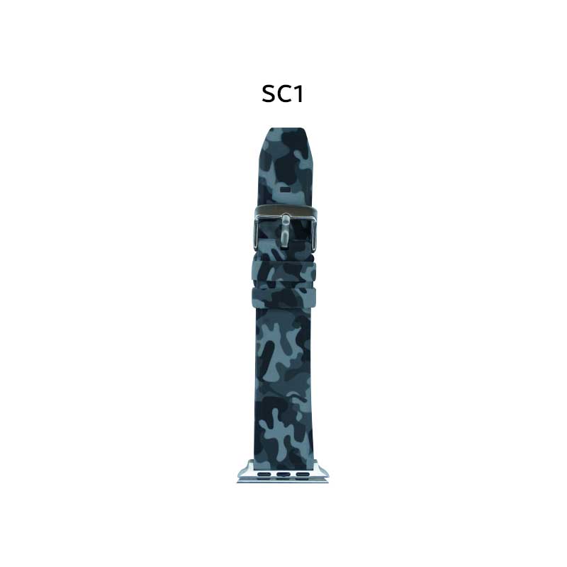 42-44mm Silicone Combat Strap for Smart Watch
