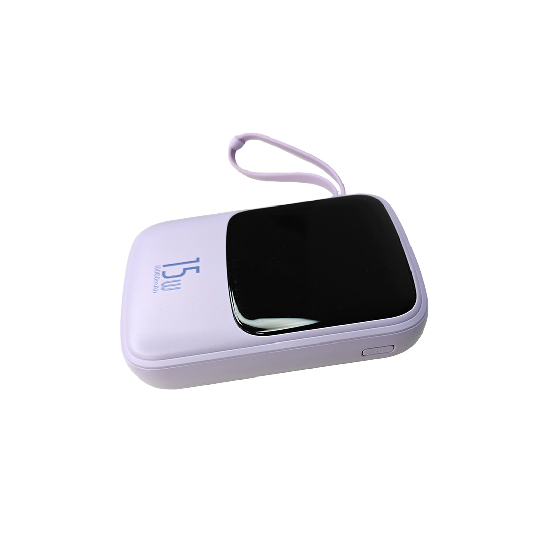 Baseus Q POW 10000mAh 15W 3 LED Power Bank With Type-C Cable