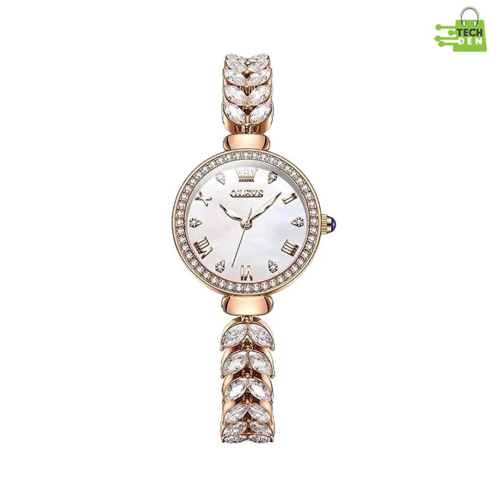 OLEVS 9971 Ladies Diamond Design Luxury Quartz Watch