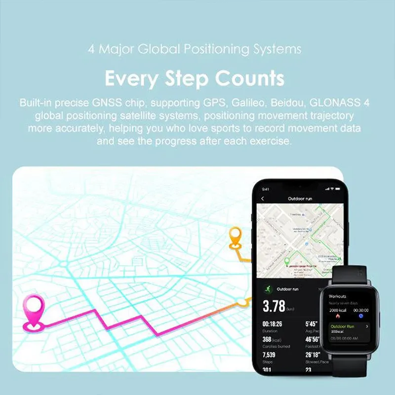 Oraimo Watch 2 OSW-31N GPS Smart Watch