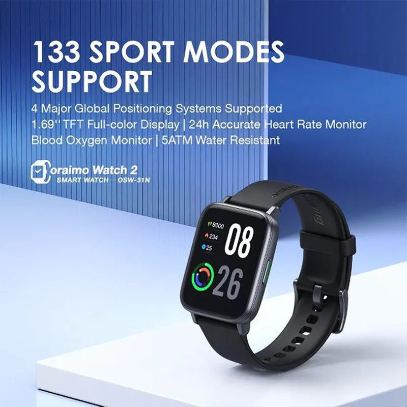 Oraimo Watch 2 OSW-31N GPS Smart Watch