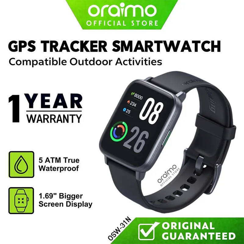 Oraimo Watch 2 OSW-31N GPS Smart Watch
