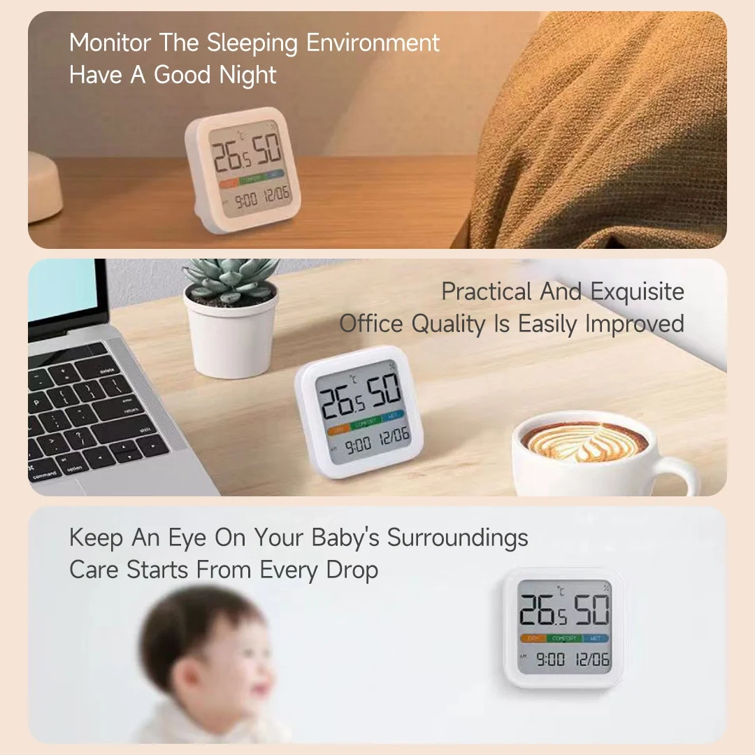 Xiaomi MIIIW Comfort Temperature and Humidity Clock