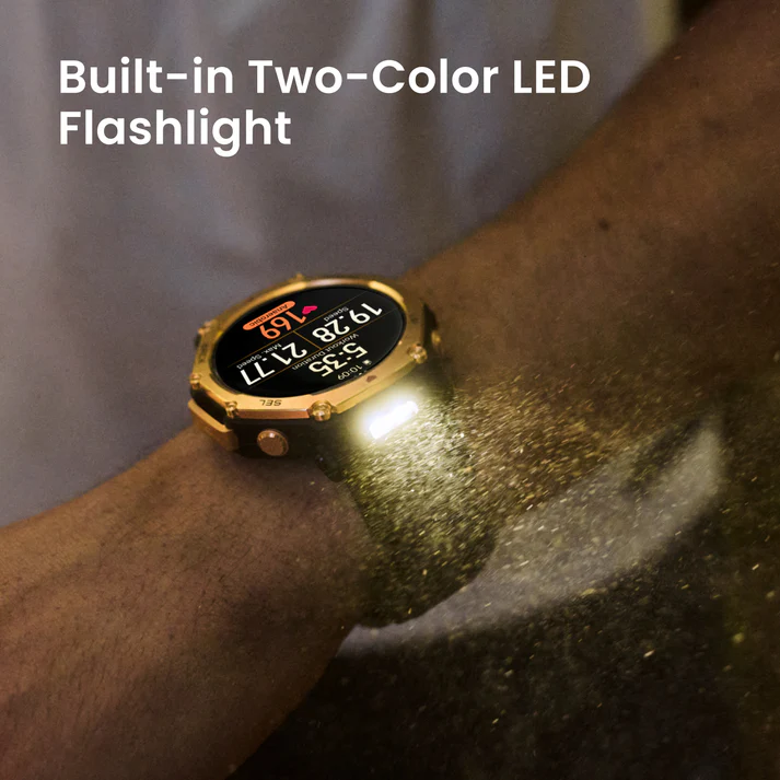 Amazfit T-Rex 3 Pro GPS Rugged Titanium Design Smartwatch