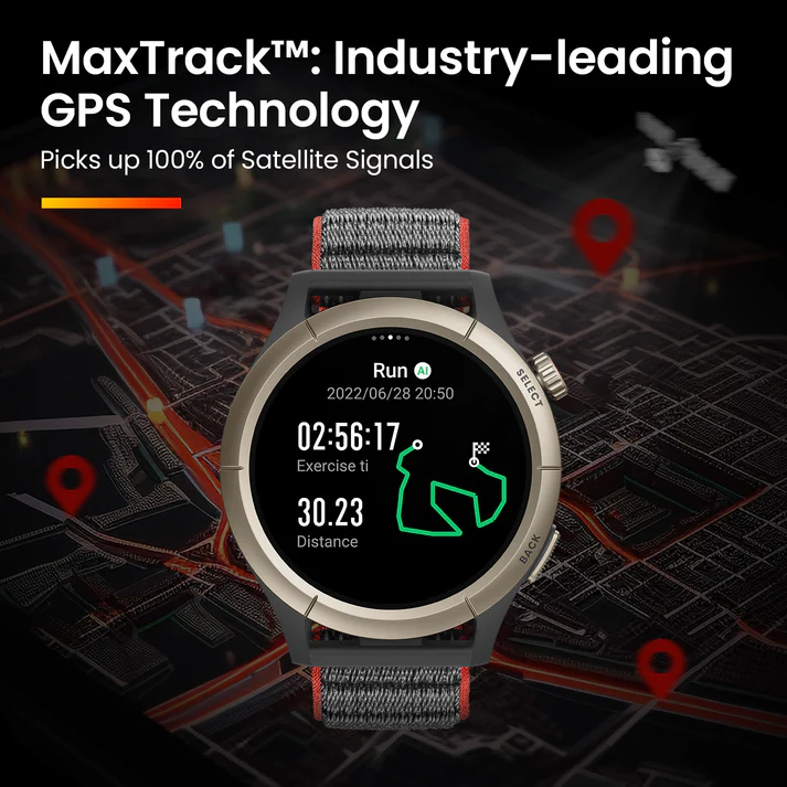 Amazfit Cheetah Pro AI-Powered with GPS Smart Watch