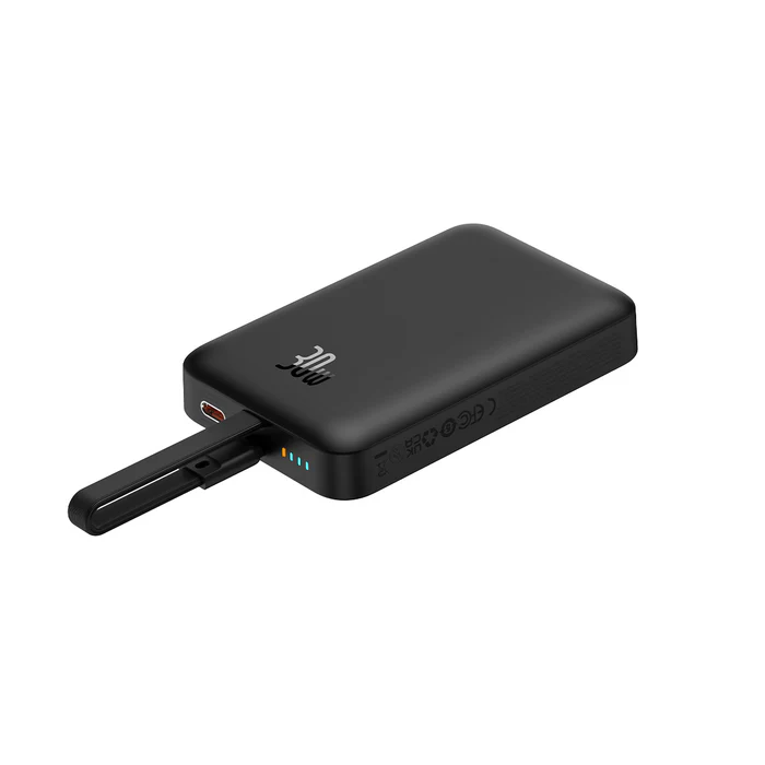 Baseus Magnetic Power Bank 30W 10000mAh With Built-in USB-C Cable