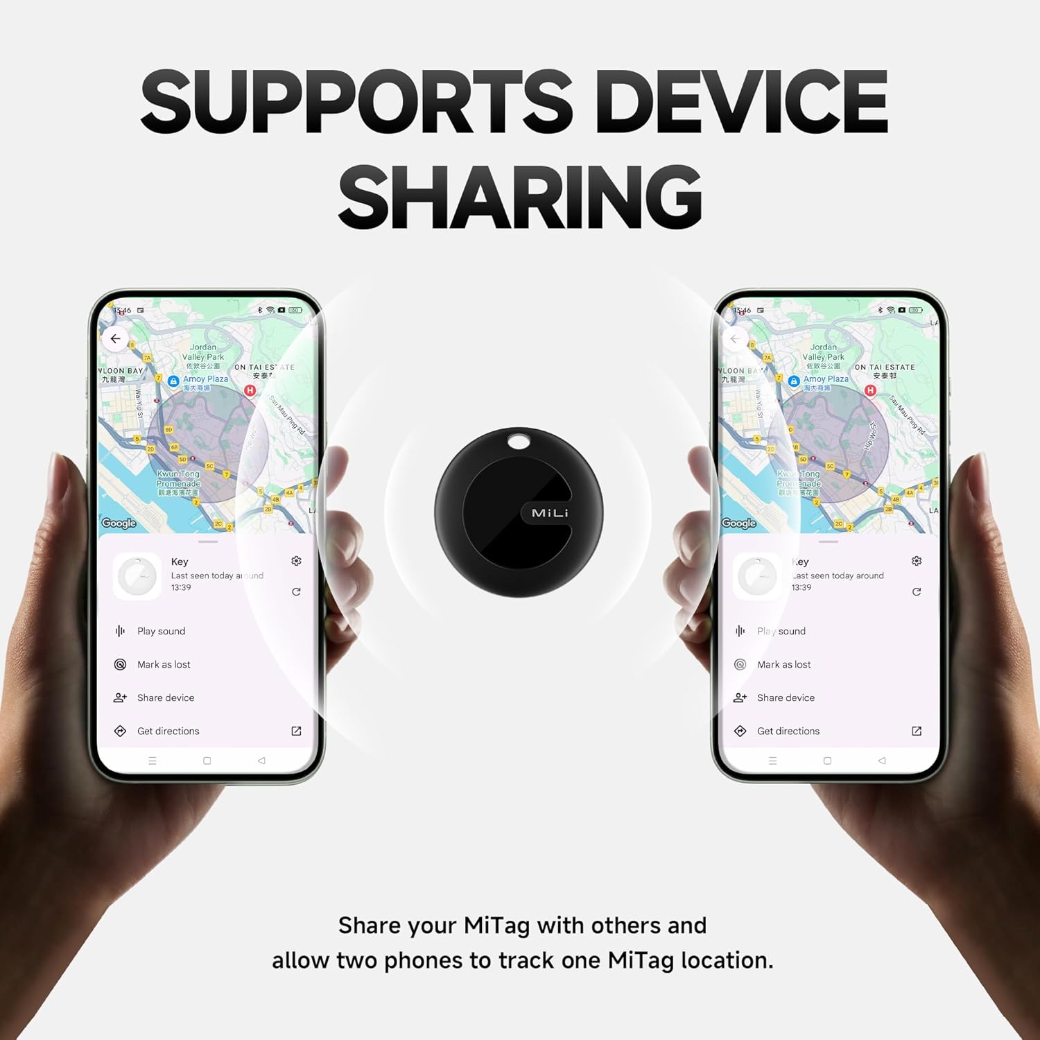 MiLi MiTag Go Android Location Tracker Device Compatible with Google’s Find My Device