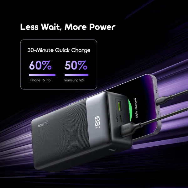 Oraimo PowerNova QF1 27000mAh 22.5W Power Bank (OPB-7270Q)