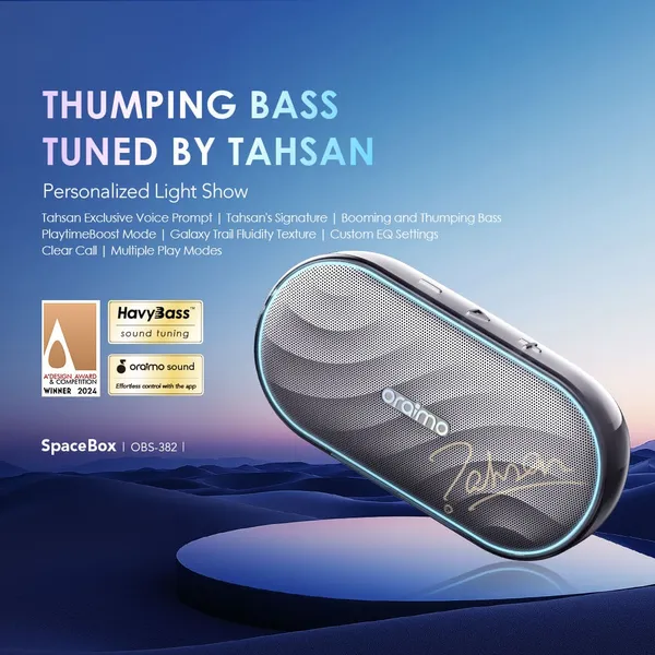 Oraimo SpaceBox Portable Bluetooth Speaker (OBS-382)