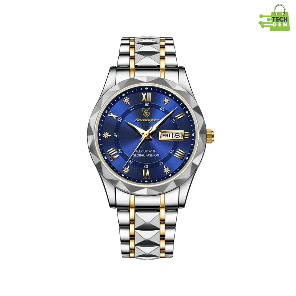 Poedagar 615 Stainless Steel Men Watch