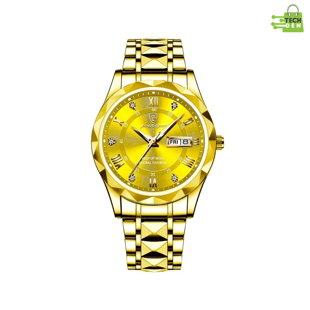 Poedagar 615 Stainless Steel Men Watch