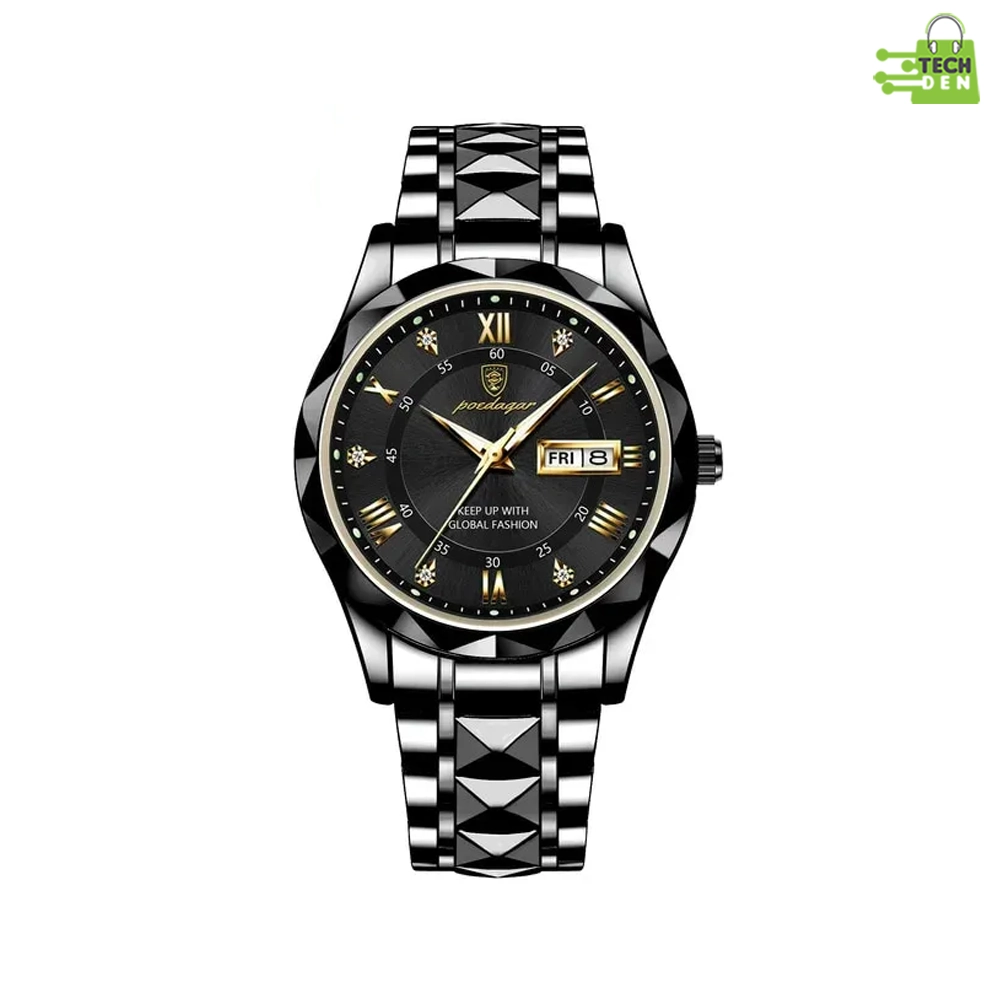 Poedagar 615 Stainless Steel Men Watch