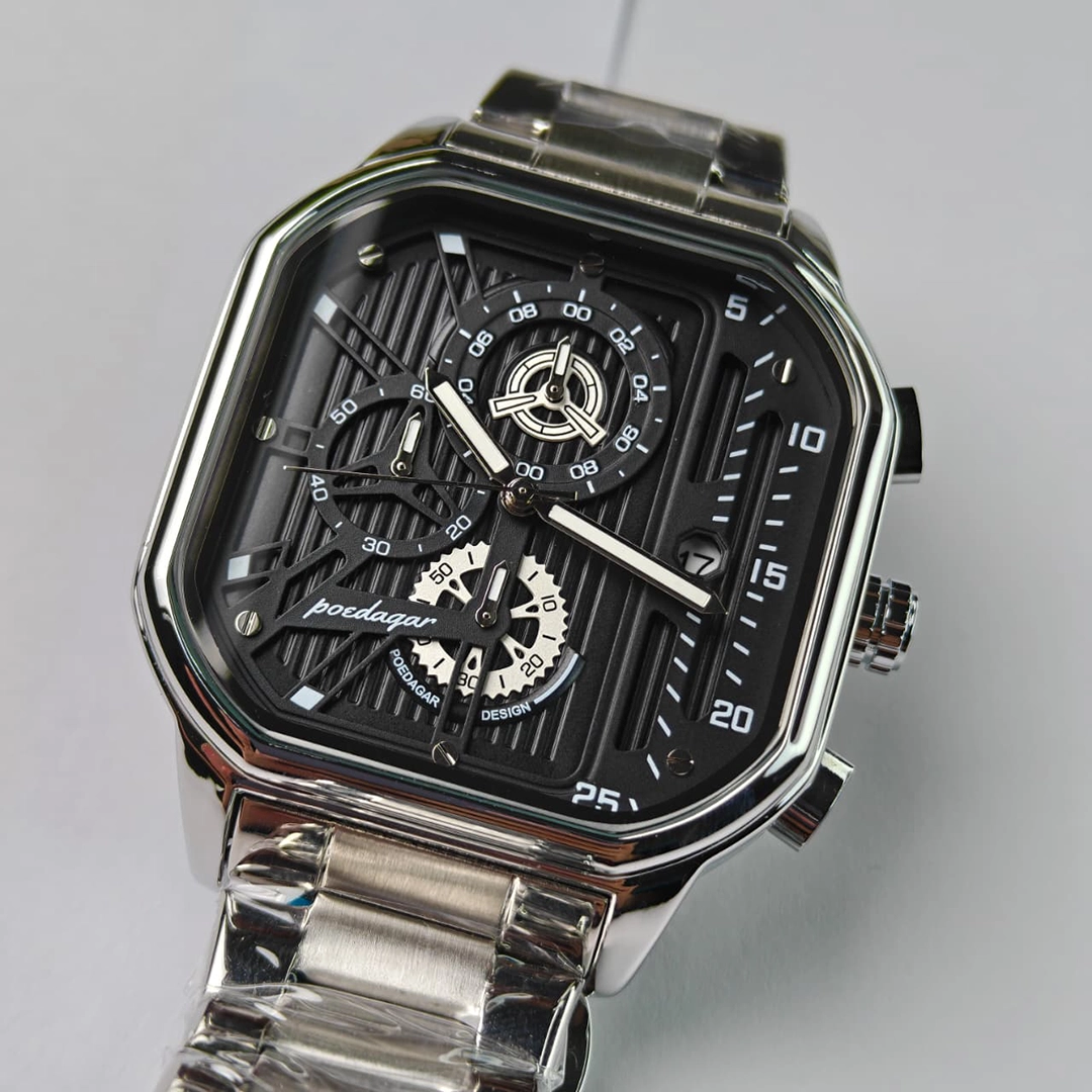 Poedagar 628-Men’s Waterproof Luminous Chronograph Watch