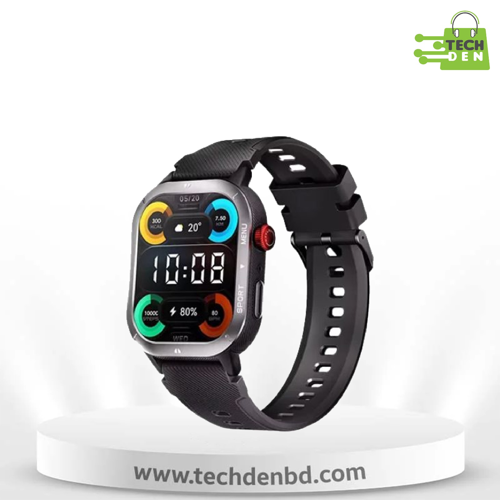 Haylou IRON Neo Bluetooth Calling Smartwatch | Haylou Price in Bangladesh
