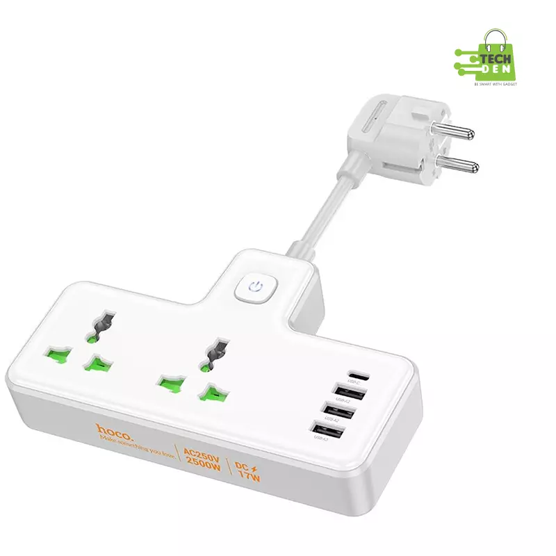 HOCO Power Socket AC11A 2 Port + 4 USB
