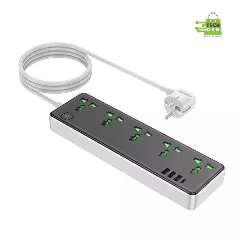 HOCO Power Socket AC13A 5 Port + 4 USB