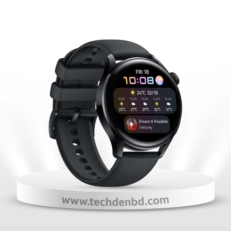HUAWEI WATCH 3 Smart Watch With Fluoroelastomer Strap